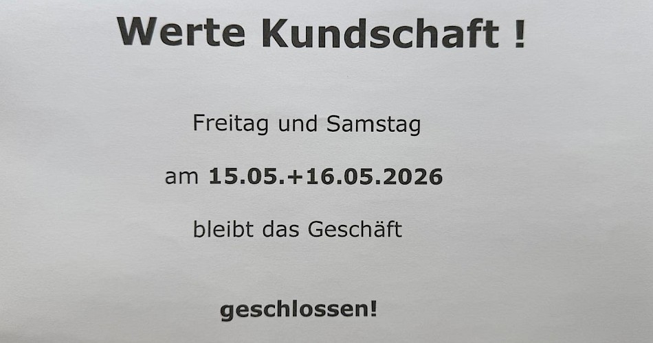 Wir wünschen einen schönen Vatertag!